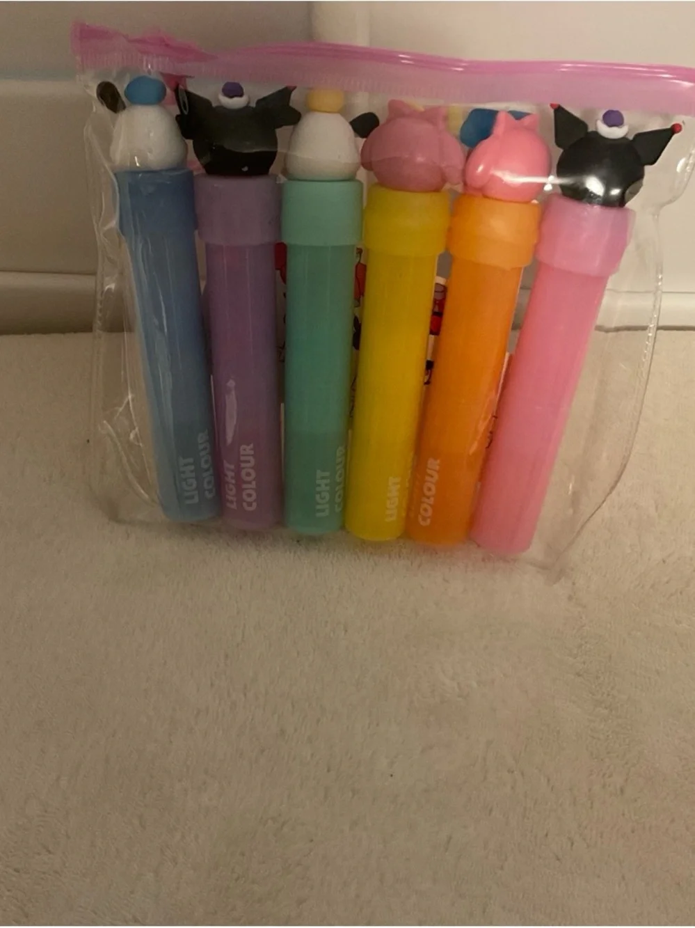 Sanrio Character Highlighter Set - Pastel Multi